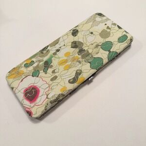 Women's Clutch Wallet Floral Gold Lace Multicolor Organizer Boho Garden Party